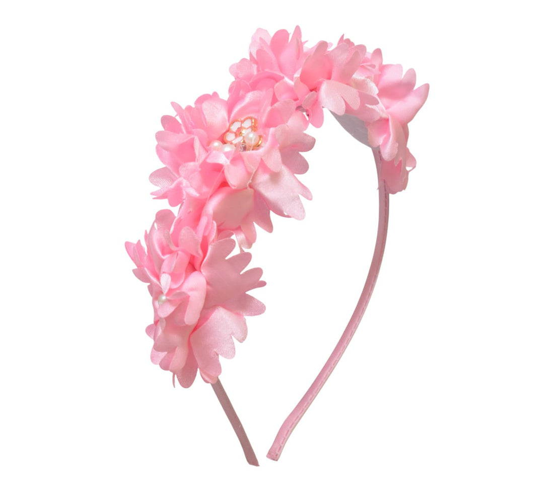 Daphne Girls' Polyester Hairband - Pink