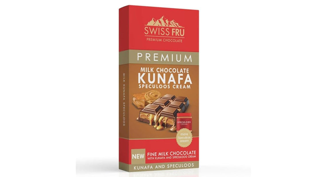 Swiss Fru Primum Milk Chocolate Kunafa Speculoos Cream