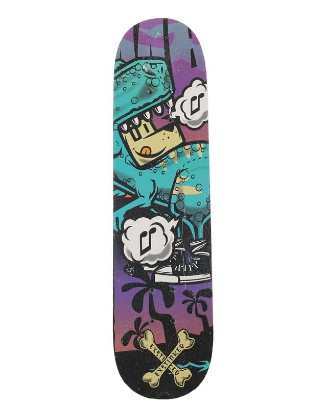 3A Wooden Grain Skateboard 20 * 80 - Multi Color 8-4 C-19981-2