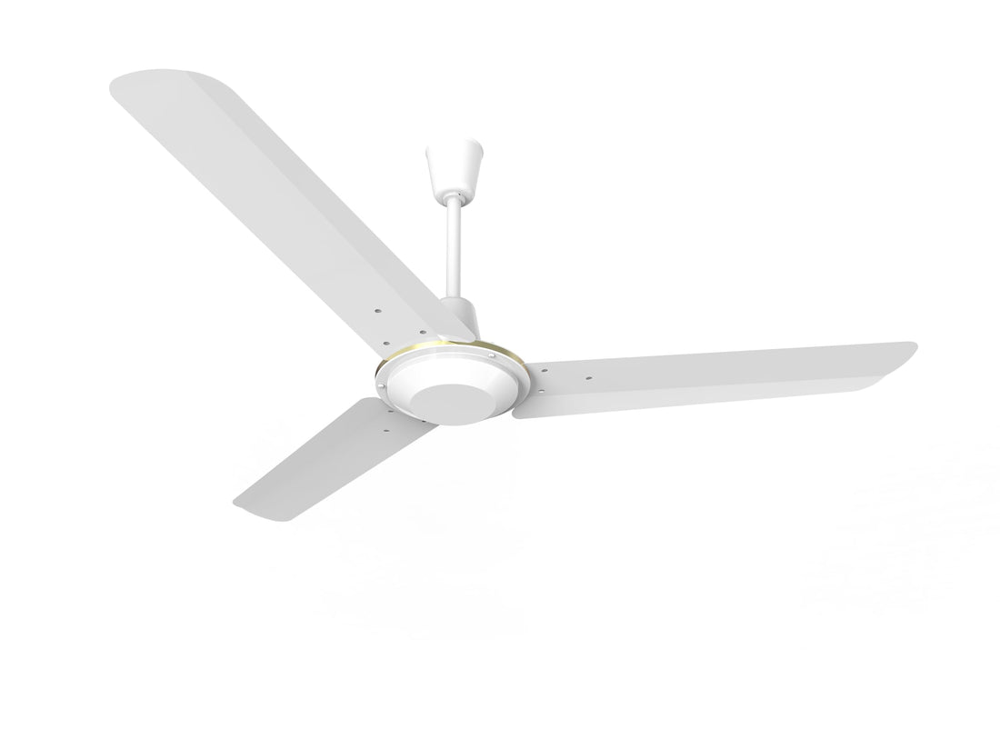 TORNADO Ceiling Fan 56 Inch 3 Blades, 5 Selectable Speeds, (5 Years Full Free Warranty) White TCF56H