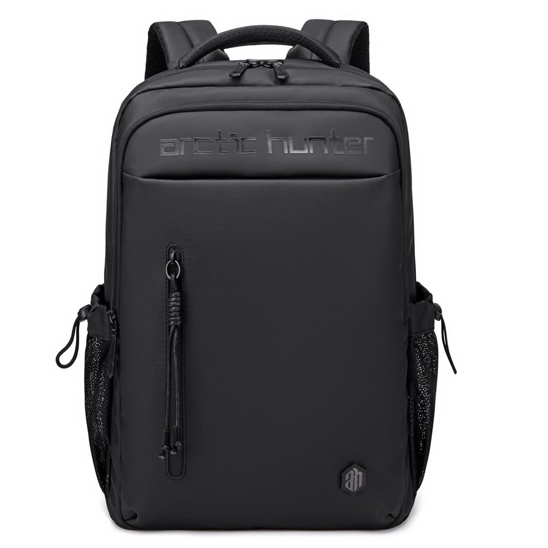 Arctic Hunter Laptop Backpack for Men - 21L, Fits 15.6-inch Laptop & 10.9-inch Tablet, Polyester Leather Business Backpack with Water-Resistant Zipper Pocket