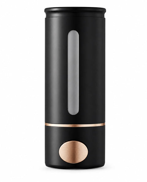 400ml Wall Soap and Shampoo Dispenser | Modern Bathroom Cabinet for Shampoo and Liquid Soap Organization | Space Saving Stylish Organizer (Black*Gold)