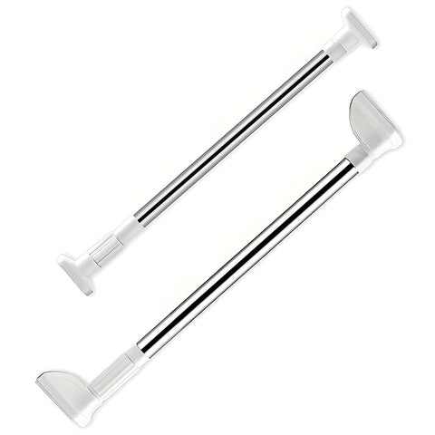 Closet Rod - Adjustable stainless steel tension bar for clothes hanging, rust-resistant and durable, fits all surfaces perfectly, ideal for enhancing home organization and maximizing storage space in