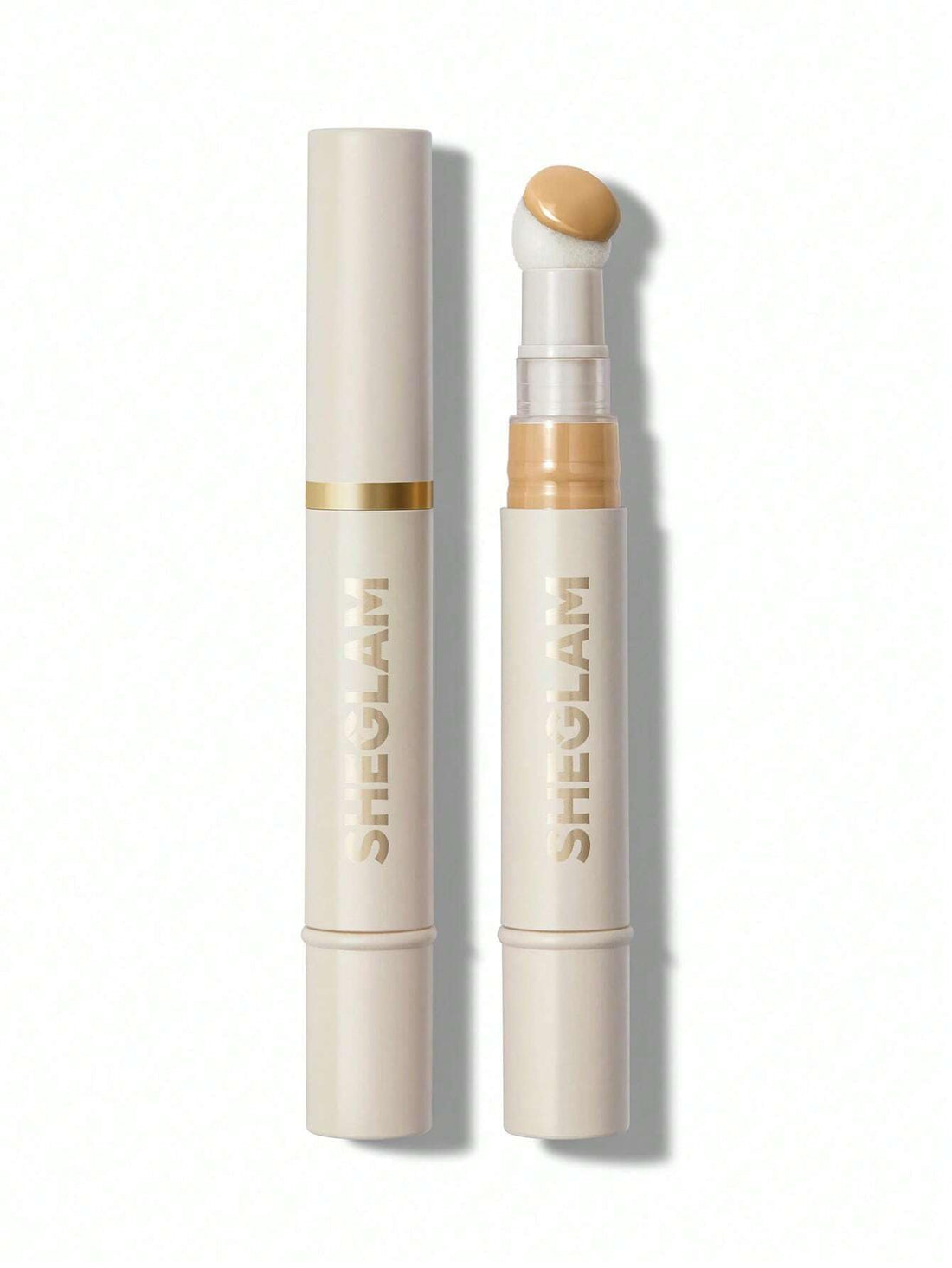 SHEGLAM Complexion Boost Concealer - With Sponge-head Applicator - High-coverage Formula (Golden)