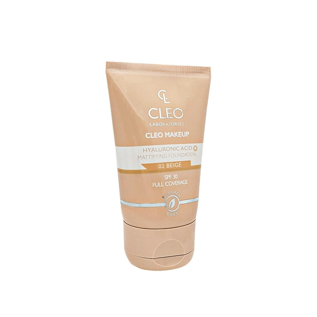 Cleo Hyaluronic Acid Mattifying Foundation Beige 02-30 Ml