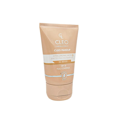 Cleo Hyaluronic Acid Mattifying Foundation Beige 02-30 Ml