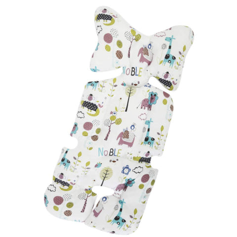 Baby Pushchair Seat Liners, Infant Car Seat Insert, Baby Stroller Liner Pushchair Pad, Cotton Universal Baby Stroller Seat, Baby Head Support Pillow, Baby High Chair Seat Cushion (D)