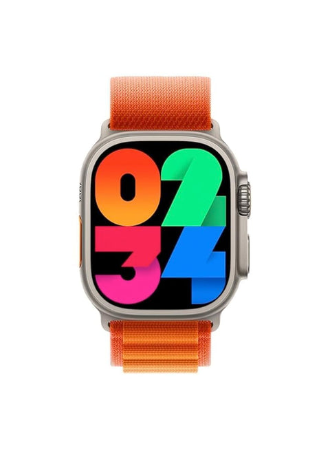 Unitronics Ultra Smart Watch S1, Measuring blood sugar,Blood Oxygen Monitoring Heart Rate Monitor, Breathing Training,Bluetooth Call Function,1 year warranty, black/orang