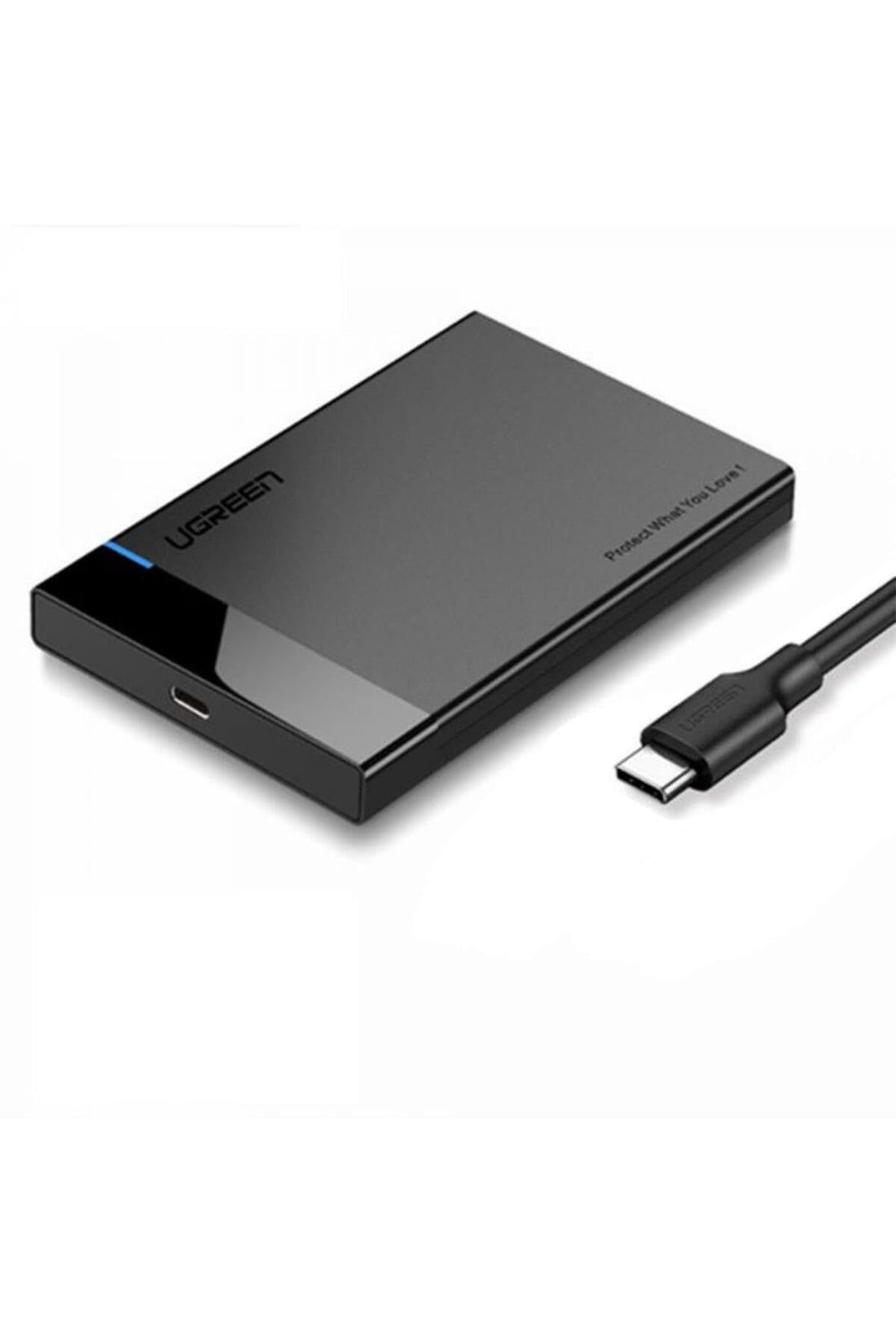 UGREEN USB 3.1 2.5" Hard Drive Enclosure 6G With USB-A to USB-C Cable + USB-C Cable