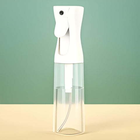 JIALTO Clear Hair Mister Spray Bottle - Continuous Pressurized 360 Fine Mist Water Sprayer for Salon-Quality Hydration (300 ML BOTTEL)