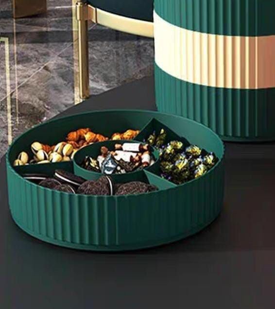 CHIC CRYSTAL - LUXURY & SHAYKA! (Clear Cover & Gold Crystal Handle) Get a Value and Elegant Product. Perfect for Serving Tasaly and Chocolates with Elegance. Address She - By Generic