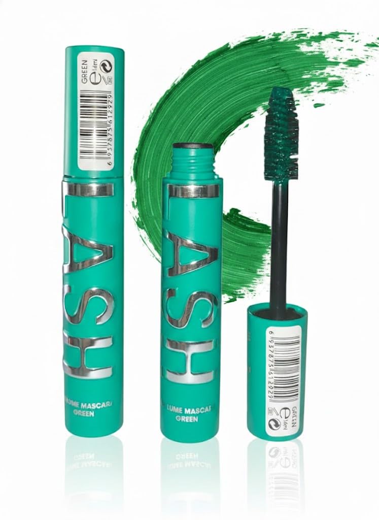 Green Color Mascara-n Mascara Eye Makeup Tool Waterproof Makeup Extension Color Long lasting - Green