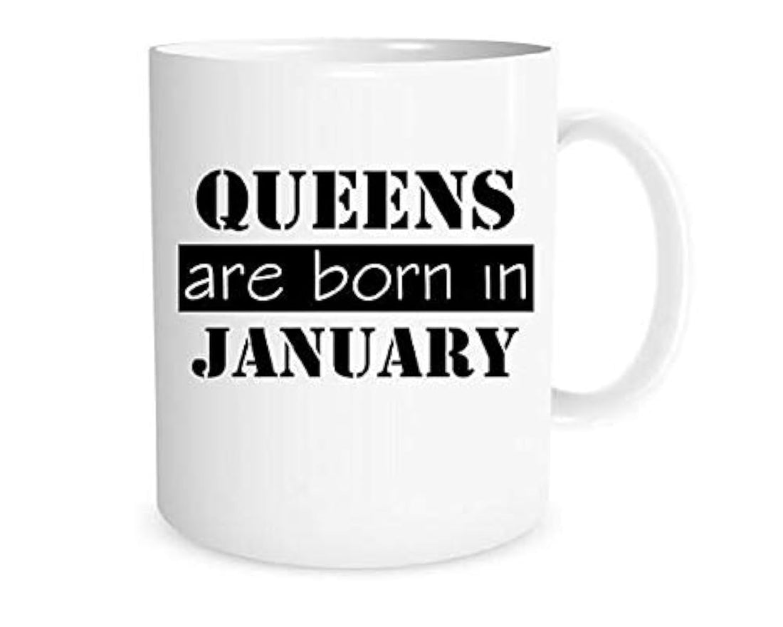 pH queens are born in January mug