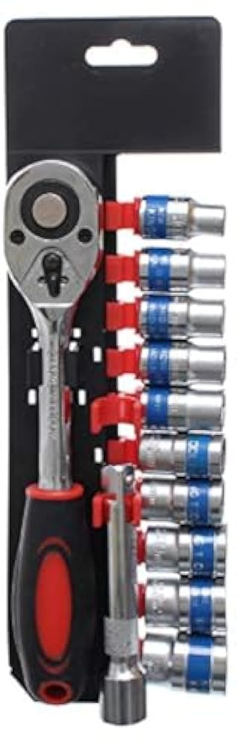 116200112 Set of Socket - 1-2in- 8 to 24mm, 12 Pieces