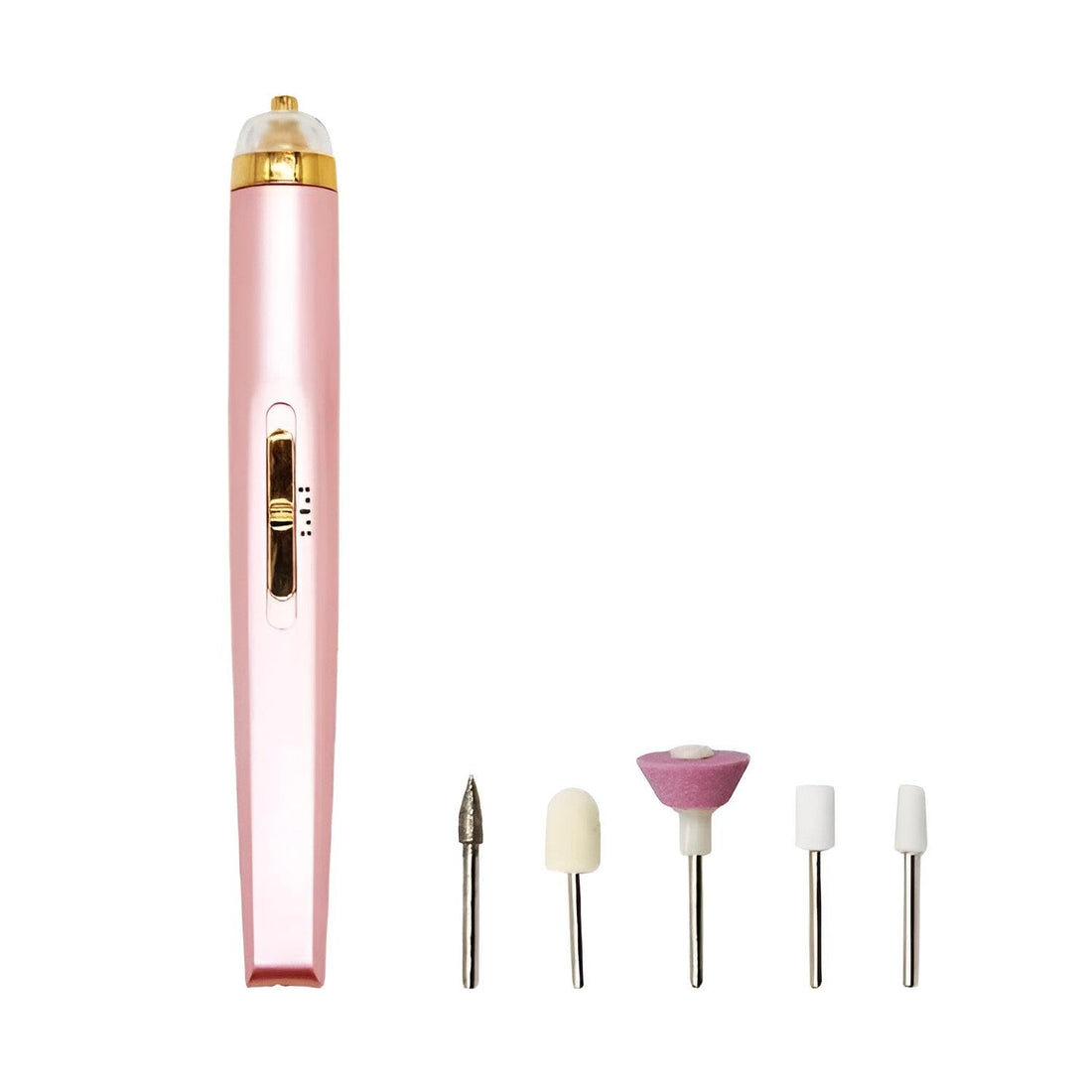 Portable Nail Drill - High-Performance Cordless Electric Nail File with Rechargeable Battery, Multiple Grinding and Polishing Bits for Easy Manicure and Pedicure