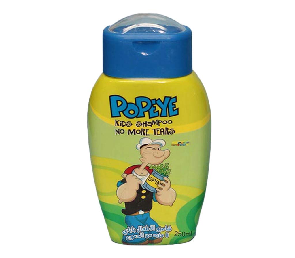 Space Toon Bobby Popeye No More Tears Normal Hair Shampoo for Kids, 250 ml