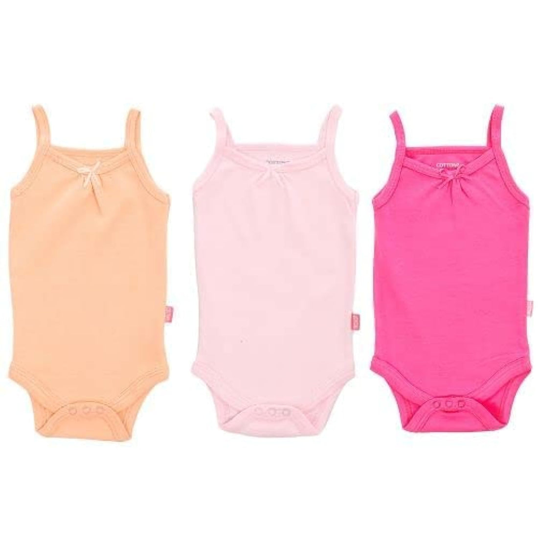 Set Of (3) Basic Bodysuit For Newborn Girls