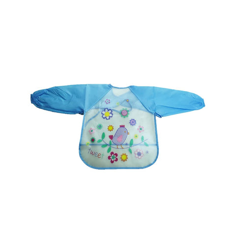 Pvc baby bib with sleeves-15