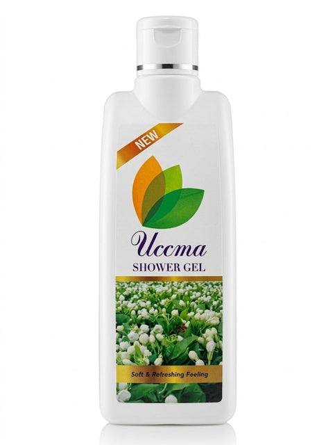 uccma Ao Lla Stema Shower Gel Nourishing & Moisturizing with Natural Oils Protects and Feels Irresistible 500ml (Sample & Jasmine)