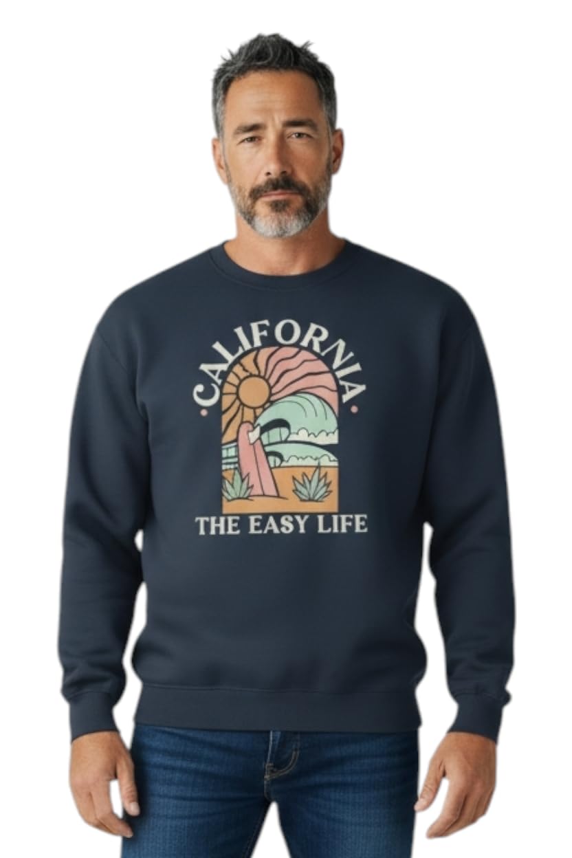 Unisex 67% Cotton Silk Screen Print Anti-Peeling Sweatshirt – Style Chic for Outgoing & Everyday Wear, Very Comfortable and Loose Fit, Basic in Your Closet