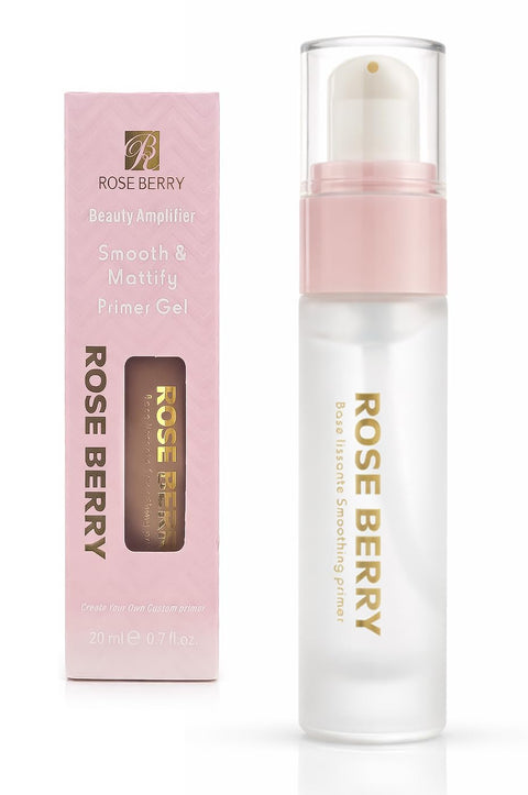 Rosr Bery - Primer Gel, Smooth & Mattify, Beauty Amplifier, Create Your Own Custom Makeup Primer, 20 ML, RB-PR0546