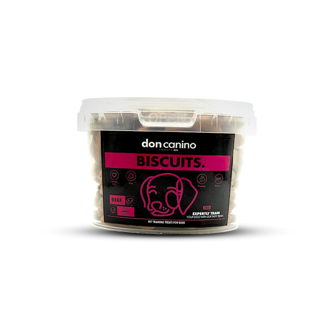 Don canino Training Biscuit Treats for Dogs large beef 250 Gram