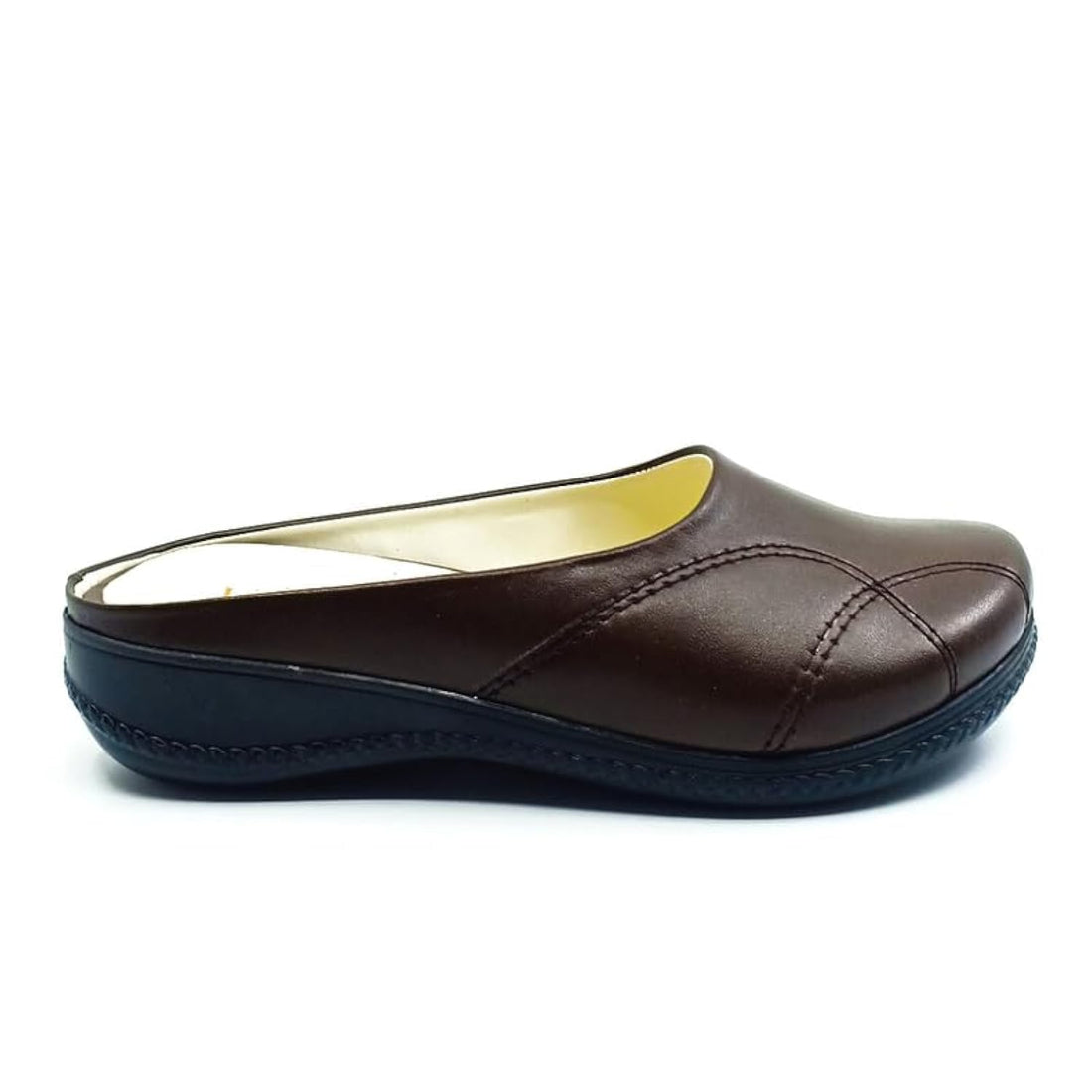 She Footwear Women Leather Flat Sabo - 210