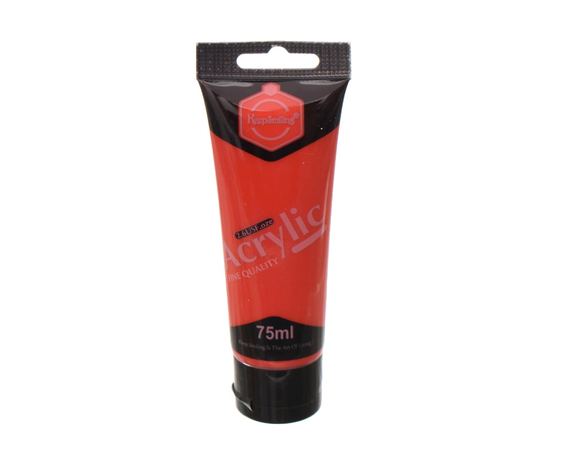 Keep Smiling AC-4 522 Acrylic Paint Tube 75MM Suitable For classroom, Homeschooling, And Individual Study Environments
