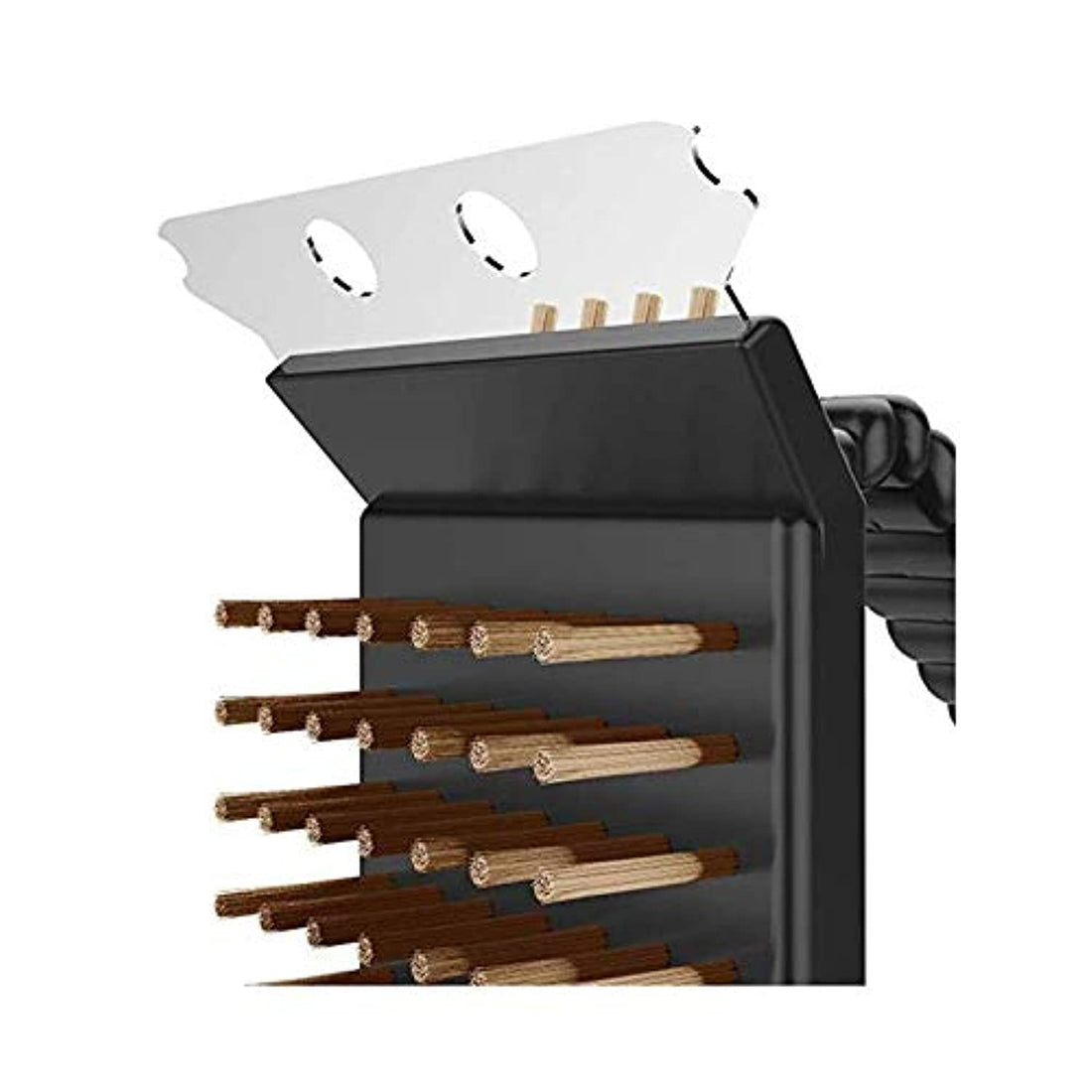 Barbecue Grill Brush and ScrapeLarge plastic Handle and Stainless Steel Bristles No Scratch Cleaning for Any Grill: Char Broil & Ceramic