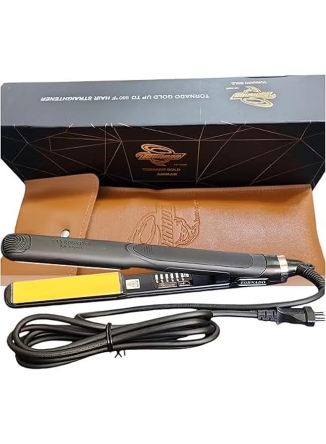 Gold Professional 2 in 1 Ceramic Curling Iron and Curler