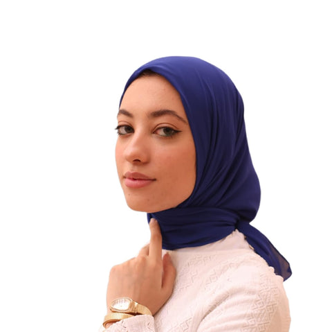 Mapka Premium Chiffon Hijab for Women - Breathable Lightweight Scarf, Soft & Non-Slip Head Wrap for Everyday Wear, Formal Occasions & Gifts (90 x 90 cm)