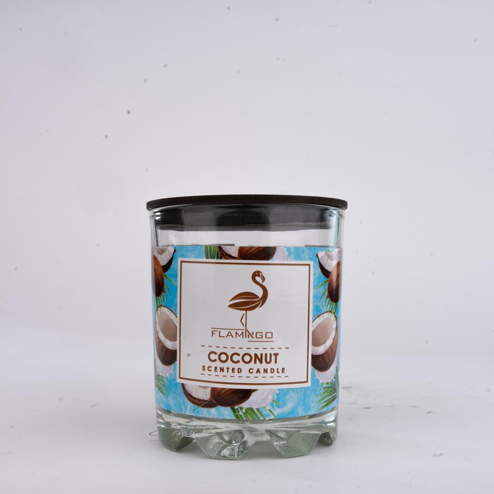 Flamingo Coconut Scented Candle 160 g