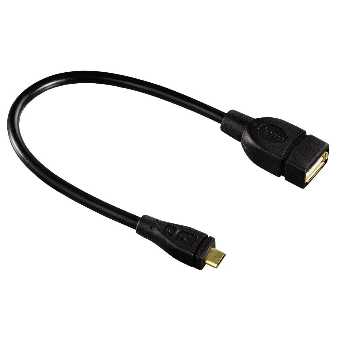 HAMA USB Adapter "USB 2.0 OTG Adapter Cable, Micro Plug - A Socket"