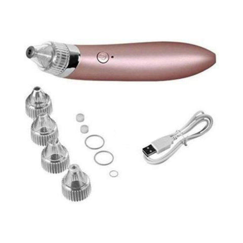 Blackhead Remover, Pore Vacuum Cleaner Electric Suction Facial Comedo Acne Extractor Tool for Women & Men with 3 Replaceable Heads, 20 x 6.5 x 4.5 cm