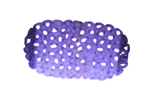 Bubbles Silicone Bath Mat - Purple - R6