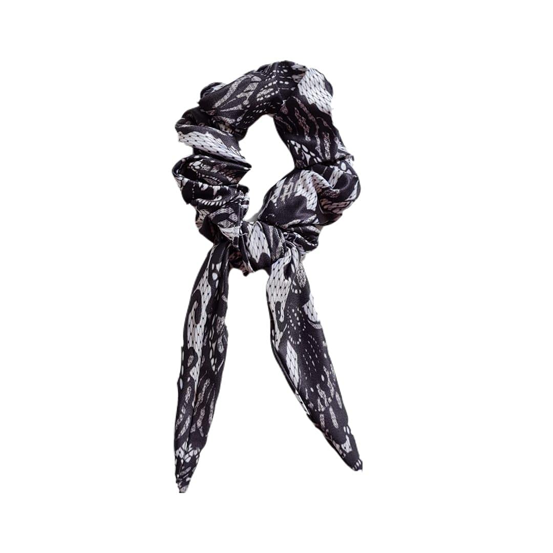 Azeez Floral lace Scrunchies- one size