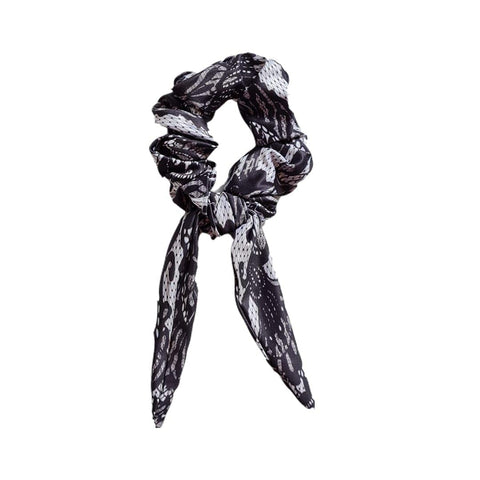 Azeez Floral lace Scrunchies- one size