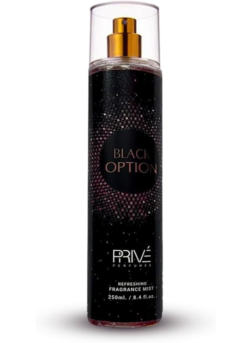 Black Option Fragrance Mist For Women 250ml
