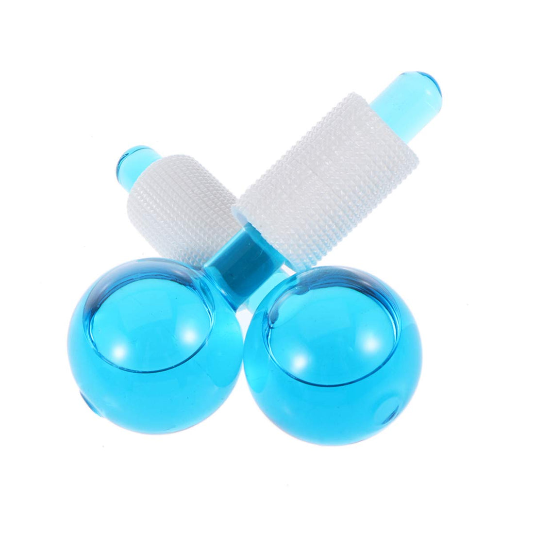 SUPVOX 2pcs Cool Roller Balls Magic Globes Ice Roller Cold Facial Massager for Redness Soothing Sinus Relief