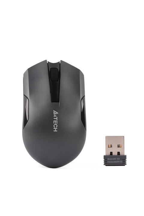 A4tech G3-200NS Silent Wireless Mouse -10:15m range- Black