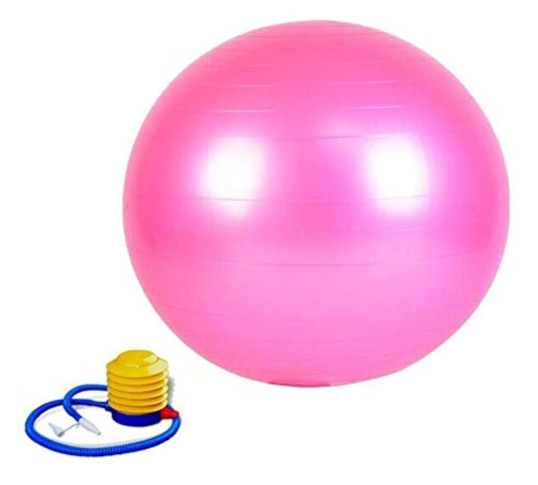Exercise Ball Gym Large Yoga Swiss Pregnancy Birthing Ball with Pump 95cm Hot Pink