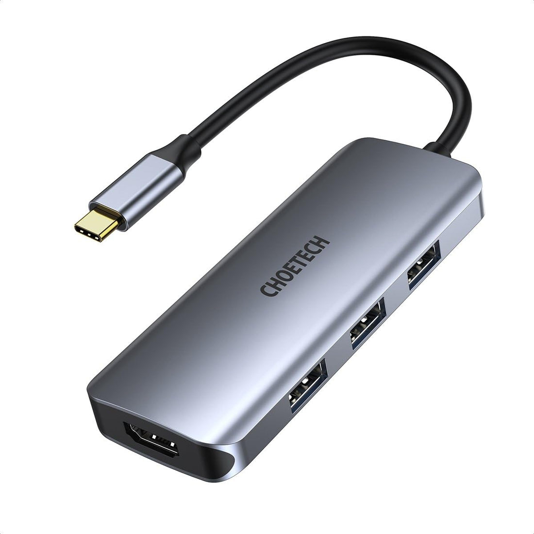 Choetech HUB-M19 7 in 1 USB Hub - Grey