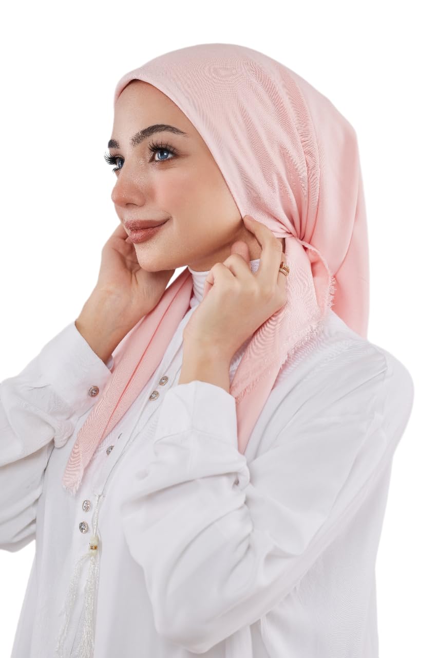 Premium Pure Cotton Scarf, Ultra Soft & Breathable with Elegant Smooth Finish, Lightweight & Comfortable 90X90 CM