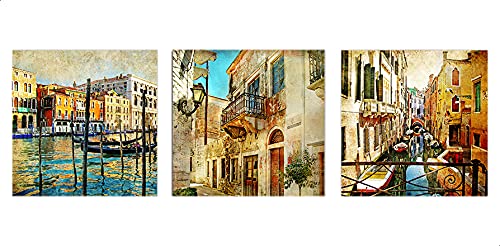 R8-21 Woodcut Print (Multicolor, 2724696275280)- Set Of 3