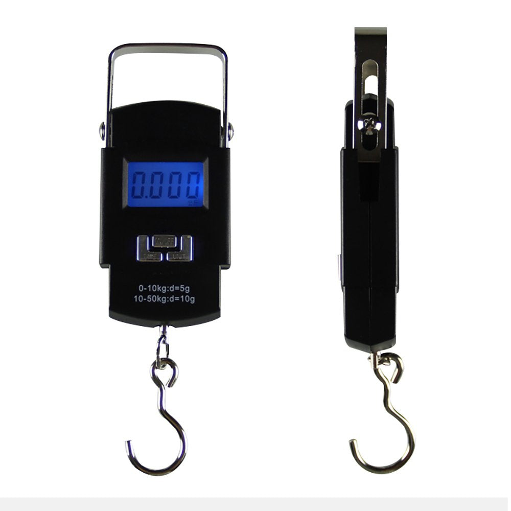 110lb/50kg Electronic Digital Hanging Luggage Backlit Fishing Hook Scale