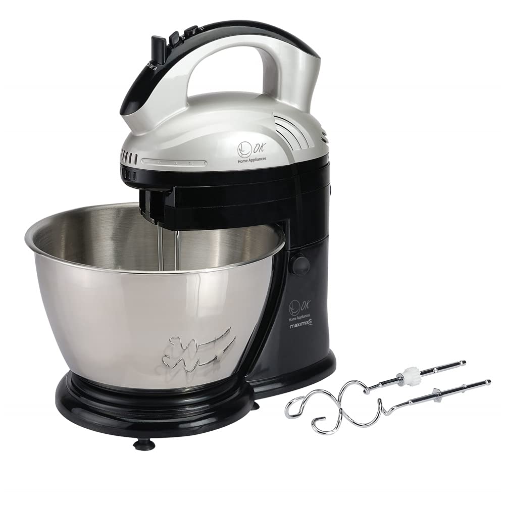 Black&White H2500 Mixer With Bowl,Multicolor