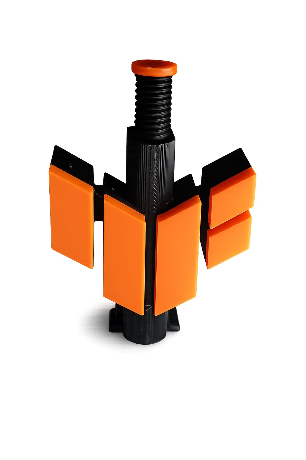 Adjustable GPU Holder Support Bracket, Graphics Card Brace Stand, Orange and Black, Height Range 6.5cm to 11cm