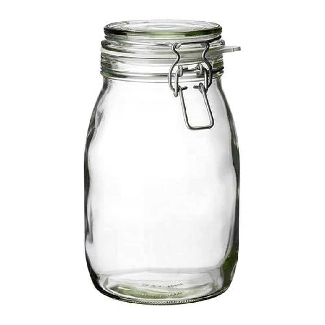 KORKEN Jar with lid, clear glass