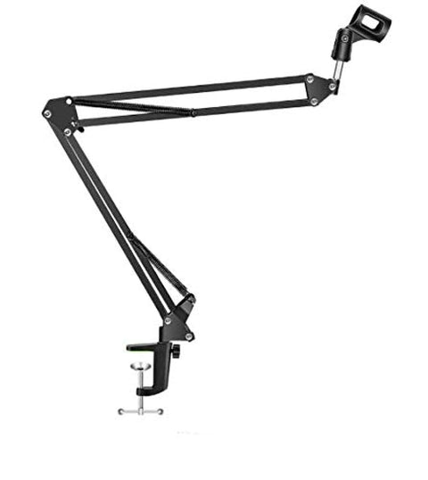 Broadcasting Studio Microphone Stand Boom Scissor Suspension Arm Mount Shock For Mount On PC Laptop Notebook