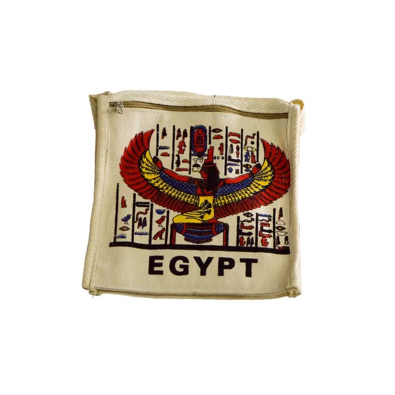 Egypt Antiques Intex Handmade Pharaonic Crossbody Bag 100% ian Cotton